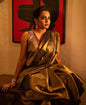 Parvathi gold saree