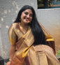 Nivetha gold silk saree