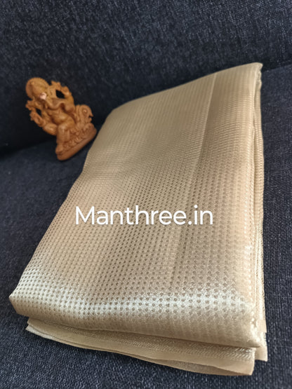 Nayanthara gold saree