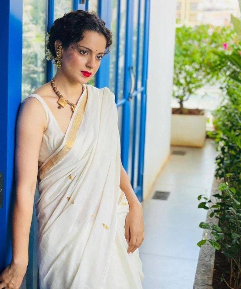 Kangana Ranaut onam saree